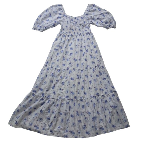 NWT LoveShackFancy x Target Gemma Dress Women's Medium White Maxi Floral Cottage - Picture 2 of 14